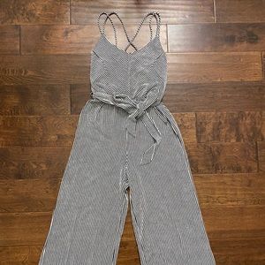 striped jumpsuit